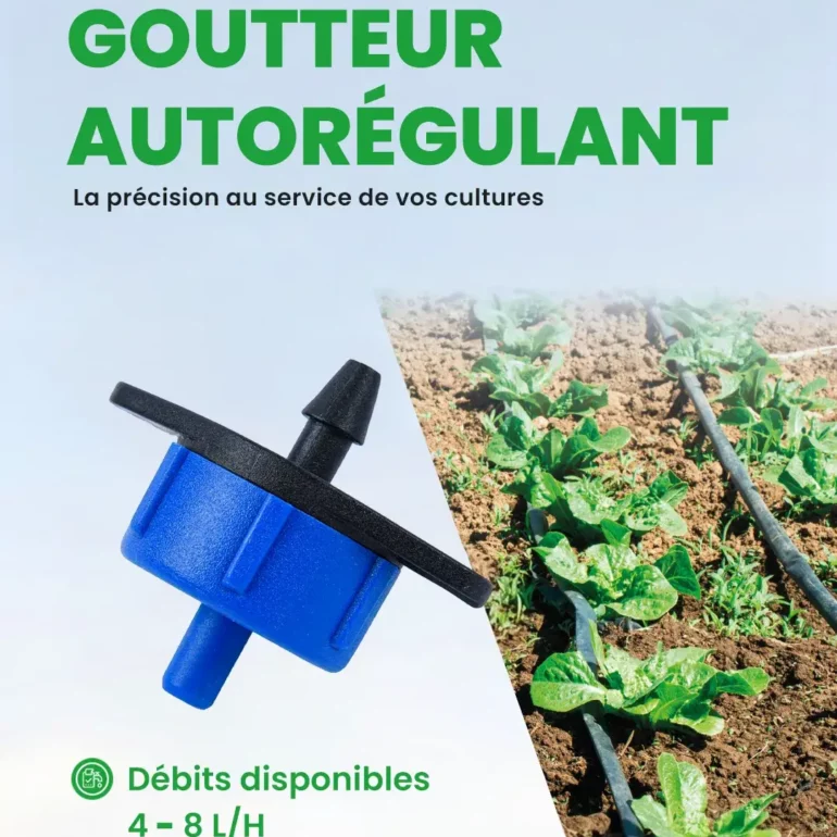 Accessoire d'irrigation - Goutteur - Autorégulant