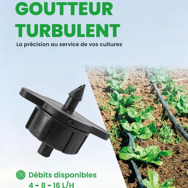 Accessoire d'irrigation - Goutteur - Turbulent