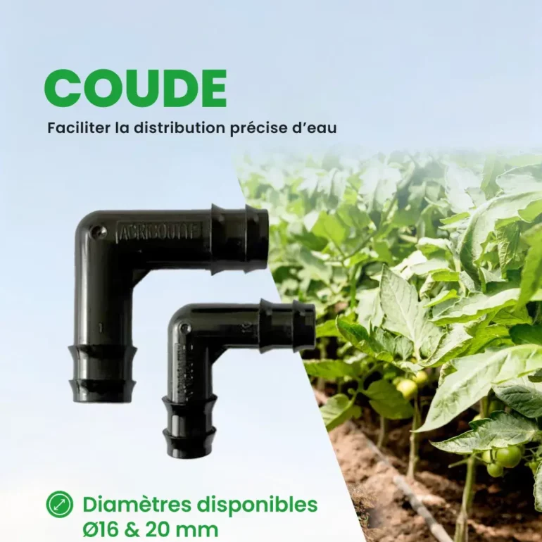 Accessoire d'irrigation - Mini - Coude