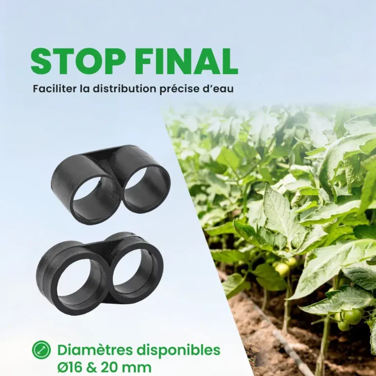 Accessoire d'irrigation - Mini - Stop final