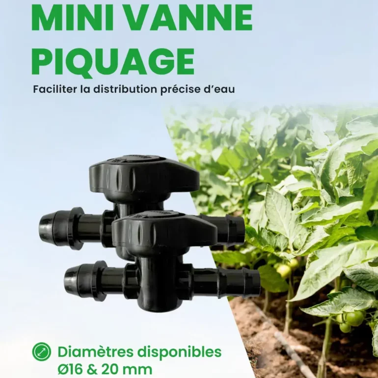 Accessoire d'irrigation - Mini - Vanne piquage