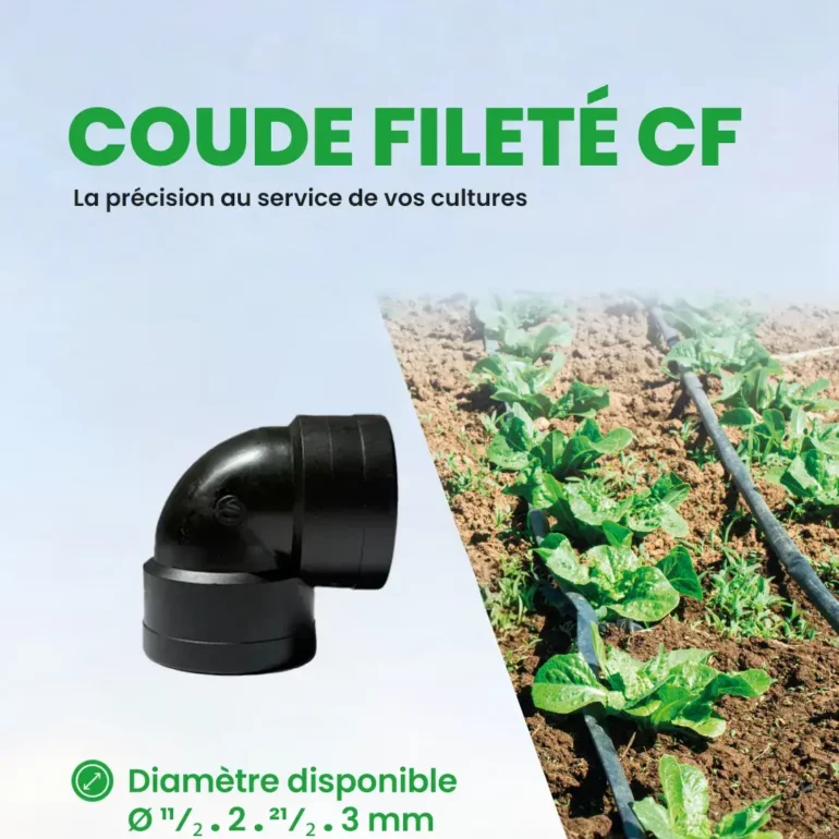 PEHD - Accessoire d'irrigation - Mécanique - Coude fileté CF